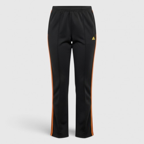 Adidas 3-Stripes Γυναικεία Φόρμα Μαύρη Πορτοκαλί / Pre Owned